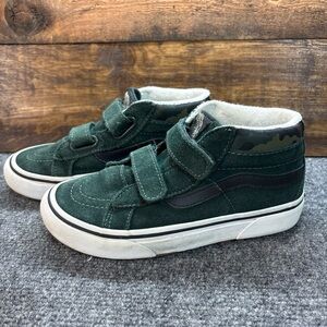 Vans Off The Wall Kids Youth Shoes Sneakers Size 1.5 Sk8-Mid Reissue V MTE-1